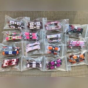 Set Of 15 NEW Handmade Hair Barrettes